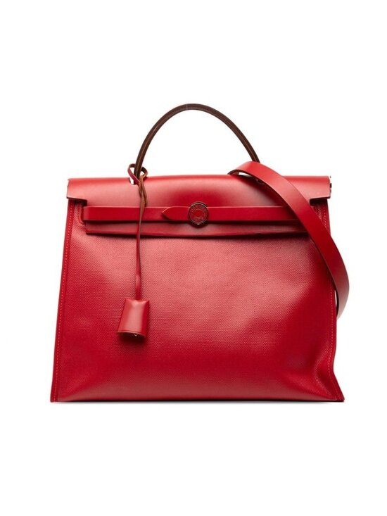 Hermes Handbags - Hermes Herbag Zip PM 2-Way Shoulder Bag le Jupiman Toile Ash